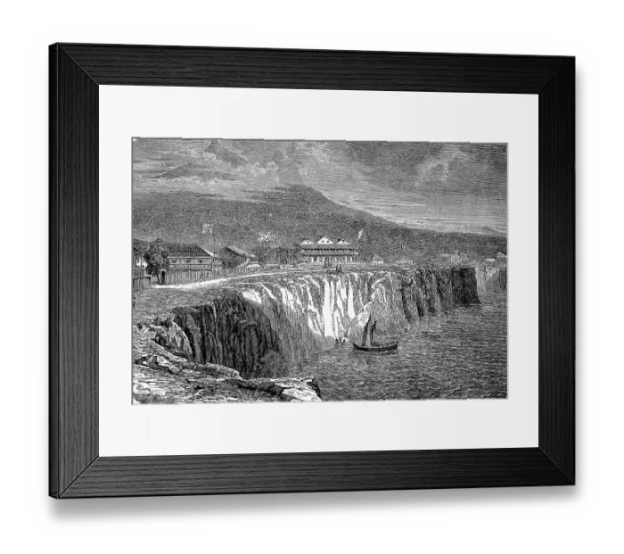 Framed Print : Clarenceton on Fernando-Po, today Bioko