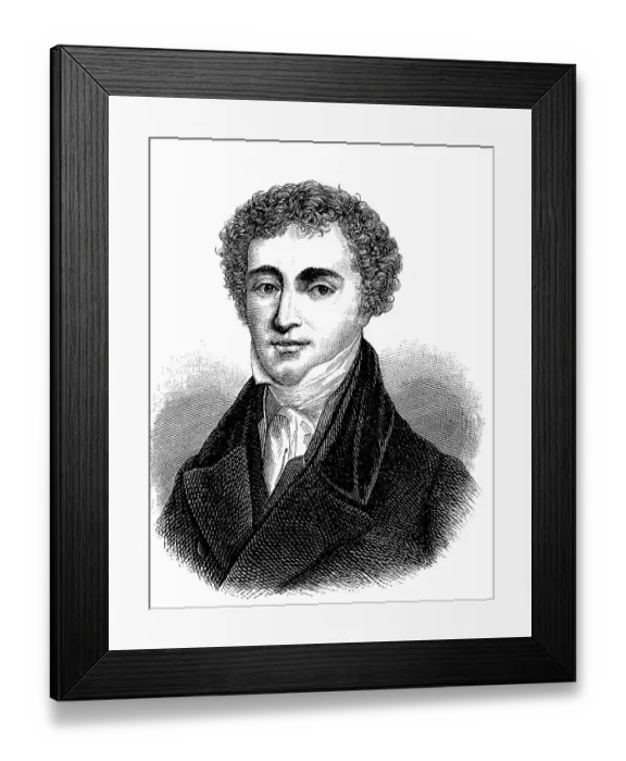 Framed Print : Michael Faraday, 22 September 1791 Framed Print : Michael Faraday, 22 September 1791