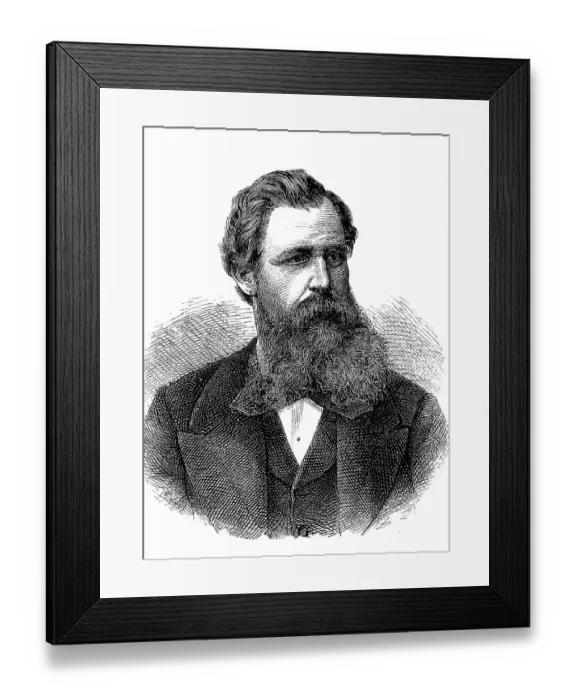 Framed Print : Heinrich Ferstel, Baron von Ferstel since 1879