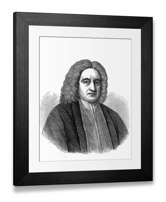 Framed Print : Edmond Halley, 8 November 1656 Framed Print : Edmond Halley, 8 November 1656