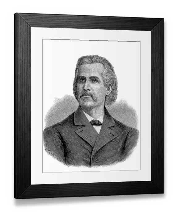 Framed Print : Robert Hamerling, baptised as Rupert Johann Hammerling Framed Print : Robert Hamerling, baptised as Rupert Johann Hammerling