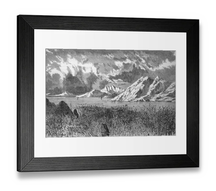 Framed Print : The Great Salt Lake, Salt Lake