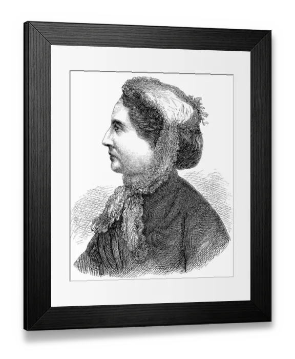 Framed Print : Adelaide Ristori, 29 January 1822
