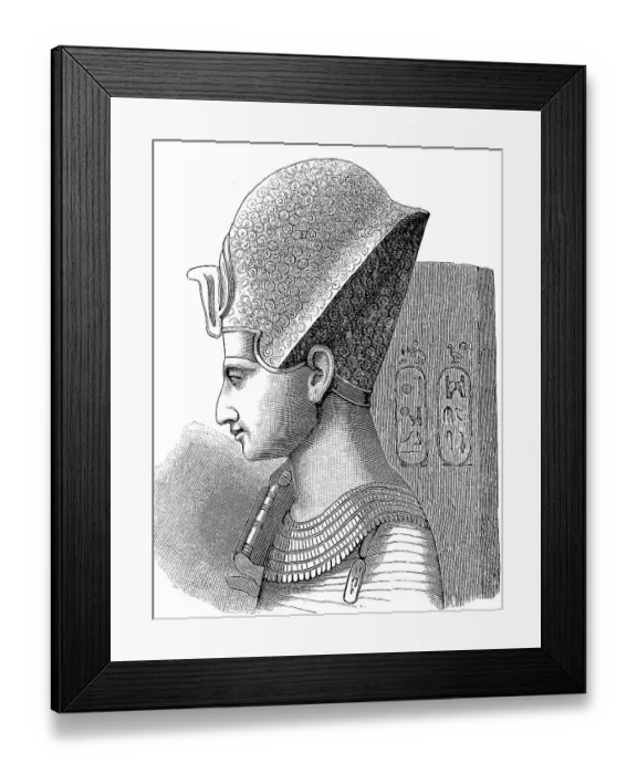 Framed Print : Ramses II, also known as Ramses the Great