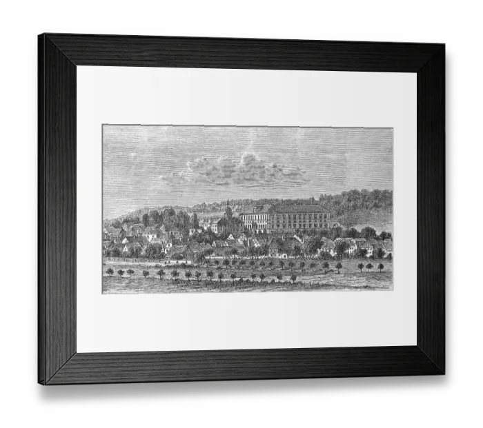 Framed Print : The castle in Reichstadt