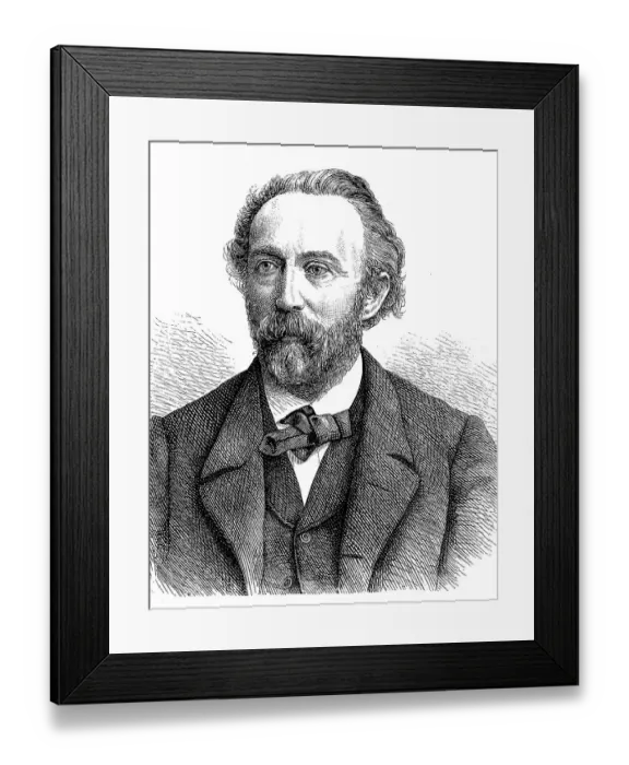 Framed Print : Hans Theodor Woldsen Storm, 14 September 1817 Framed Print : Hans Theodor Woldsen Storm, 14 September 1817