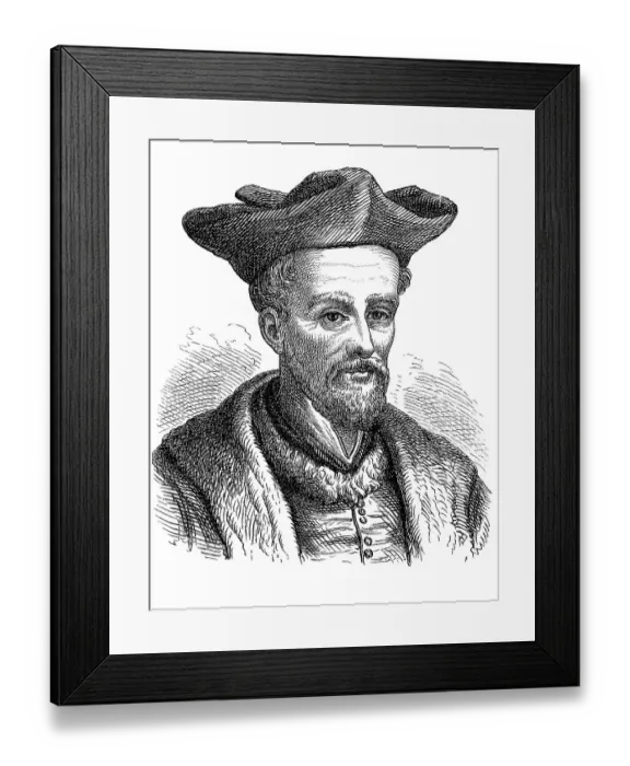 Framed Print : Francois Rabelais, ca. 1494, 9 April 1553