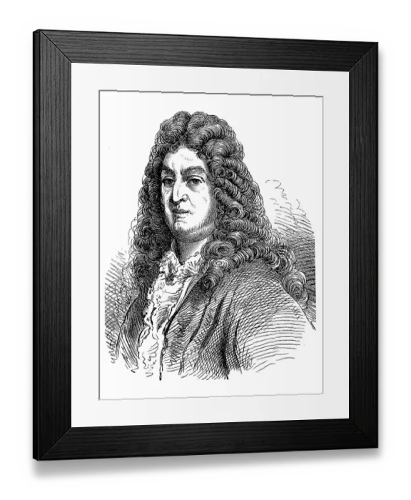 Framed Print : Jean Baptiste Racine, 22 December 1639
