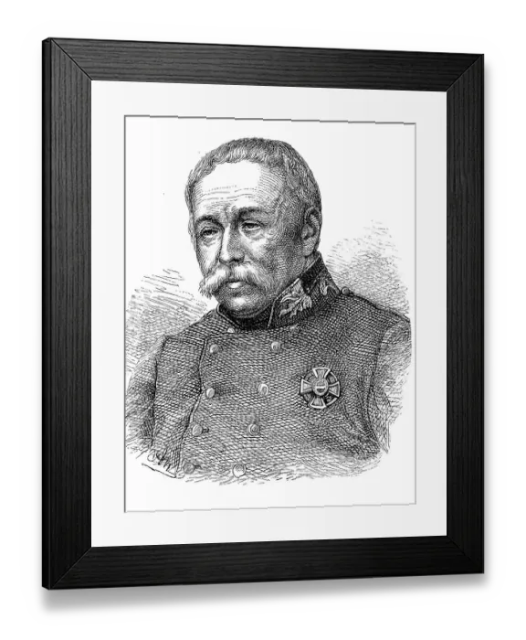 Framed Print : Johann Joseph Wenzel Anton Franz Karl Graf Radetzky von Radetz