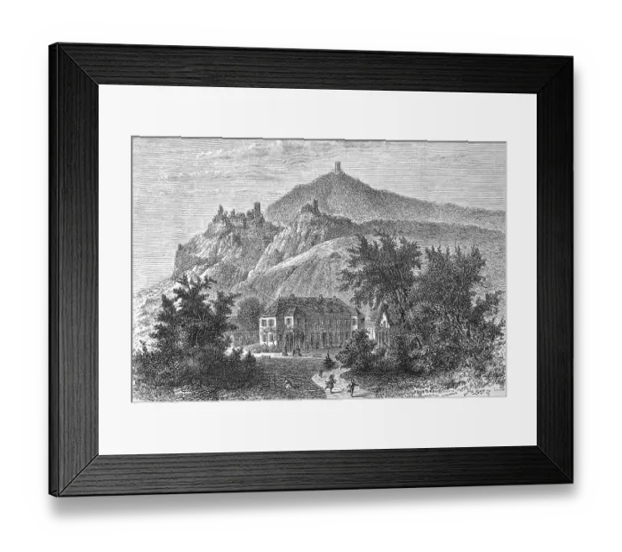 Framed Print : Castle ruins near Rappoltsweiler Framed Print : Castle ruins near Rappoltsweiler