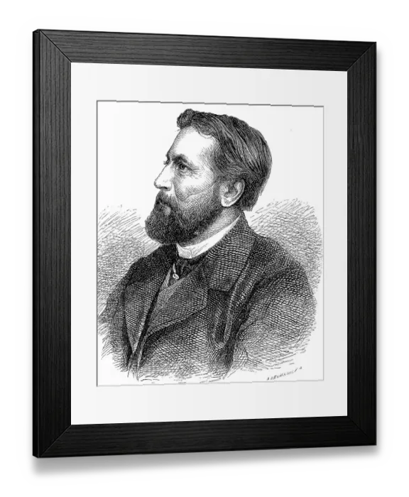 Framed Print : Oskar Freiherr von Redwitz auf Schmoelz und Theisenort