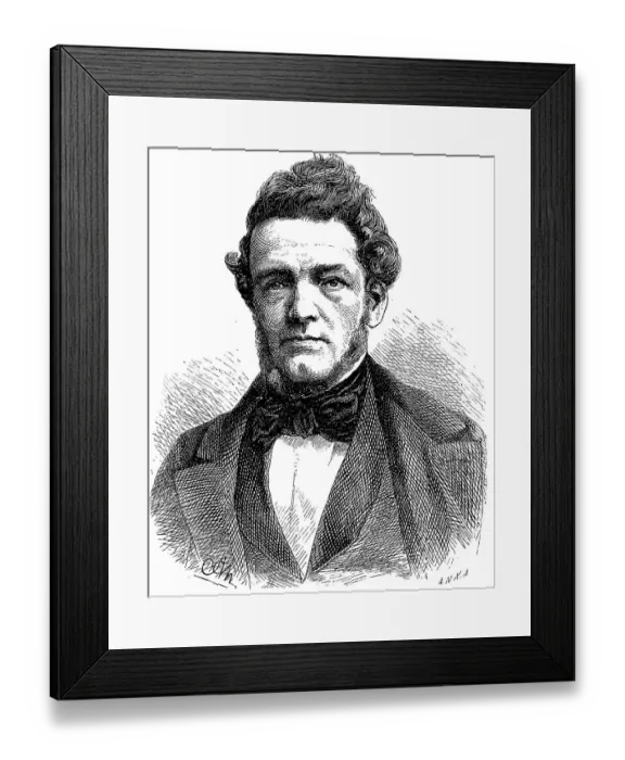 Framed Print : Ferdinand Jacob Redtenbacher, 25 July 1809 Framed Print : Ferdinand Jacob Redtenbacher, 25 July 1809