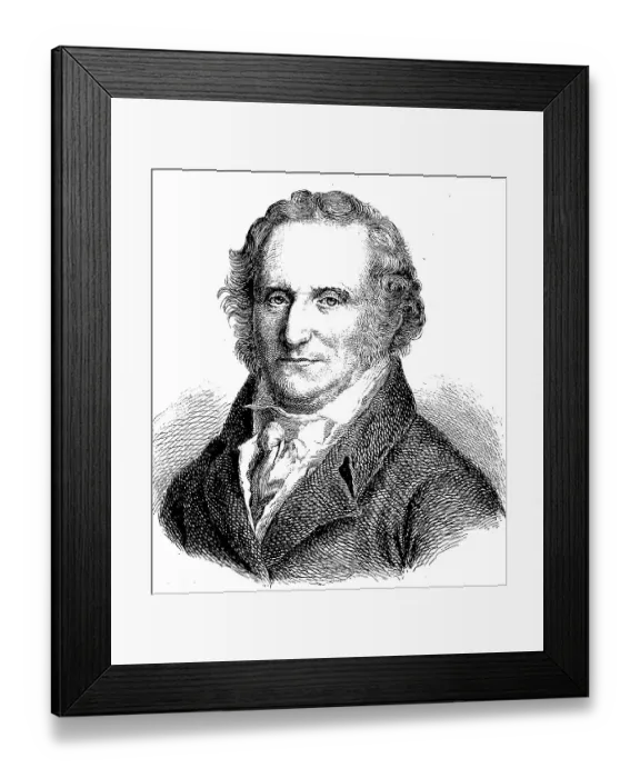 Framed Print : Count Friedrich Leopold zu Stolberg-Stolberg