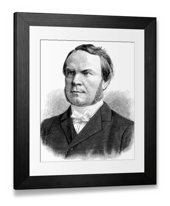 Framed Print : Adolf Stoecker, 11 December 1835