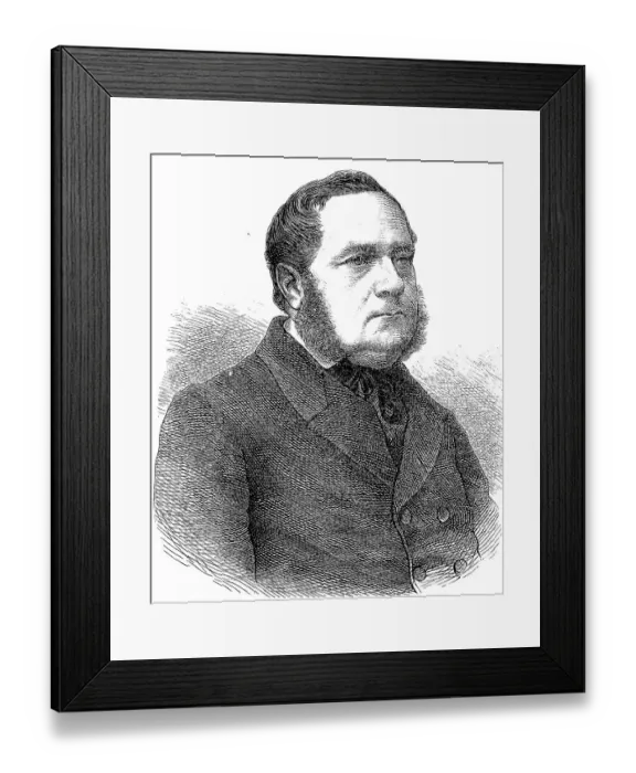 Framed Print : Adalbert Stifter, pseudonym Ostade