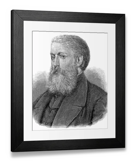 Framed Print : Karl Stieler, 15 December 1842 - 12 April 1885