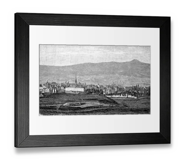 Framed Print : Liberec, German Reichenberg is a town in northern Bohemia in the Czech Republic