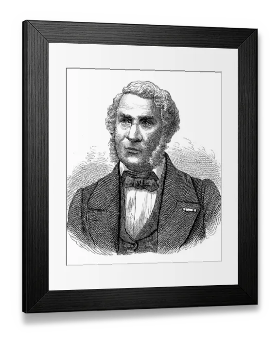Framed Print : Carl Gottlieb Reissiger, 31 January 1798 Framed Print : Carl Gottlieb Reissiger, 31 January 1798