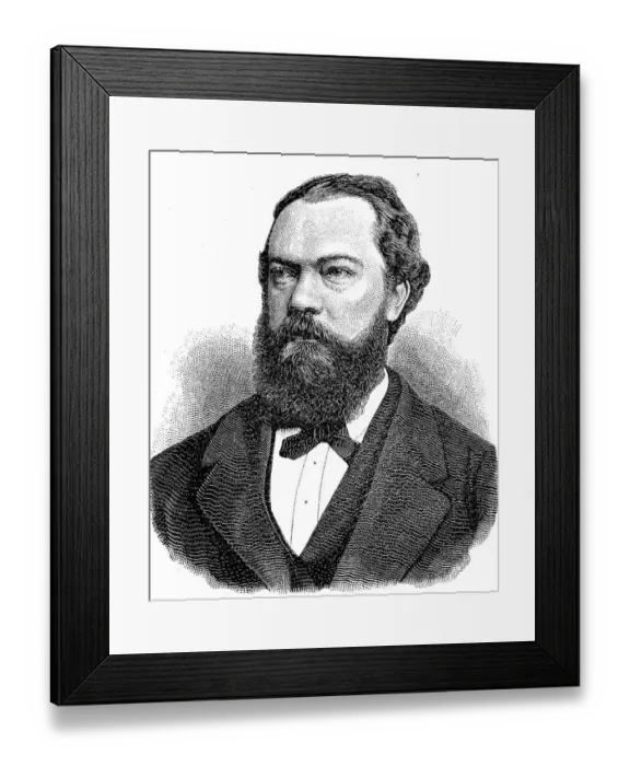 Framed Print : Eugen Richter, 30 July 1838, 10 March 1906 Framed Print : Eugen Richter, 30 July 1838, 10 March 1906