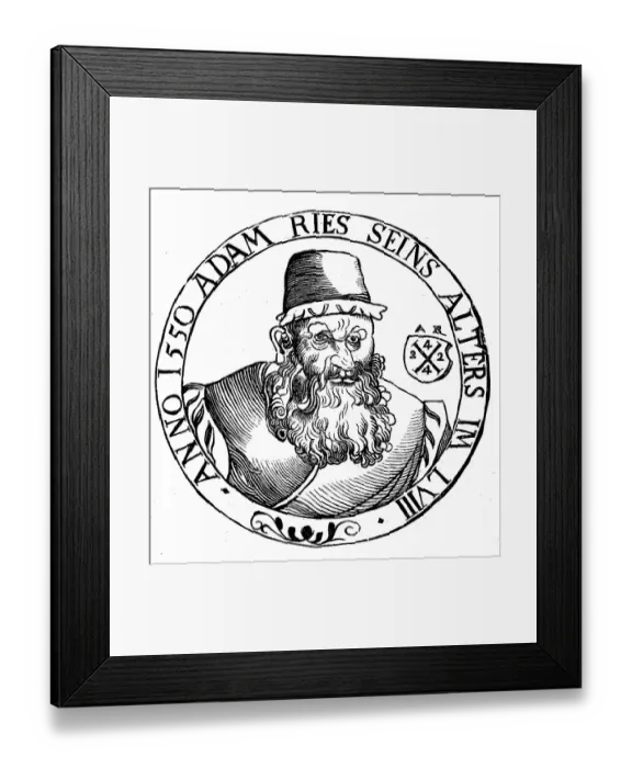 Framed Print : Adam Flemish Giant, also Adam Riese