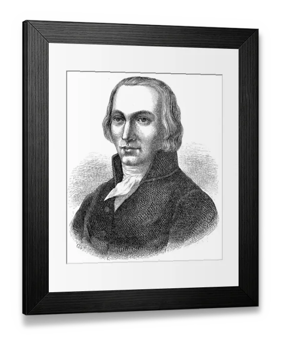 Framed Print : Friedrich Ludwig Schroeder, 3 November 1744