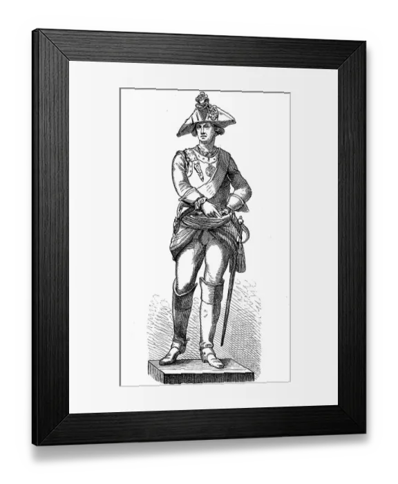 Framed Print : The Seydlitz Monument in Berlin