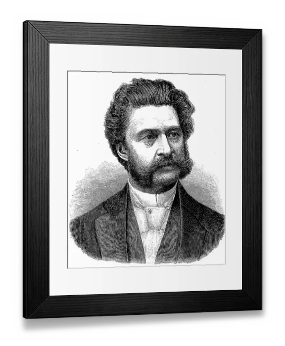 Framed Print : Johann Baptist Strauss, 25 October 1825 Framed Print : Johann Baptist Strauss, 25 October 1825