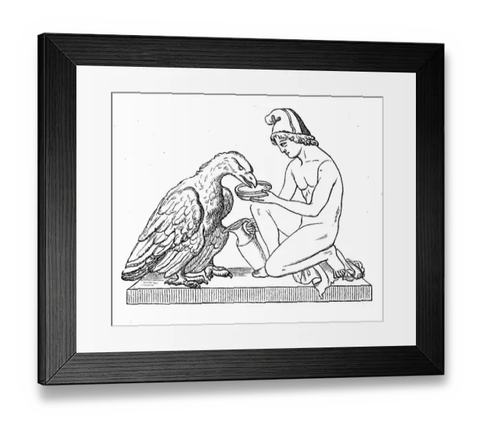 Framed Print : In Greek mythology, Ganymede, also known as Ganymedes