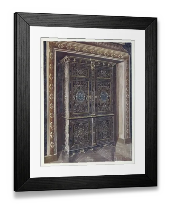 Framed Print : Furniture around the turn of the century 1900 Framed Print : Furniture around the turn of the century 1900