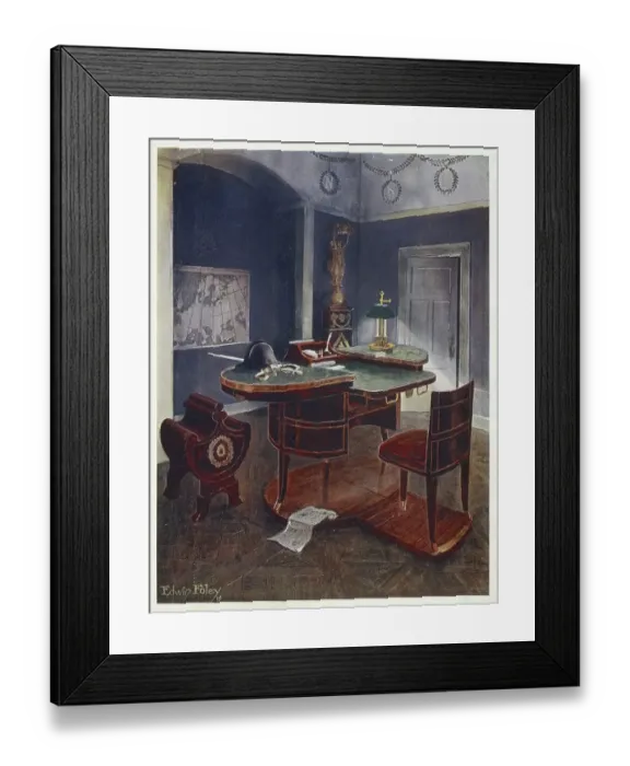 Framed Print : Furniture around the turn of the century 1900 Framed Print : Furniture around the turn of the century 1900