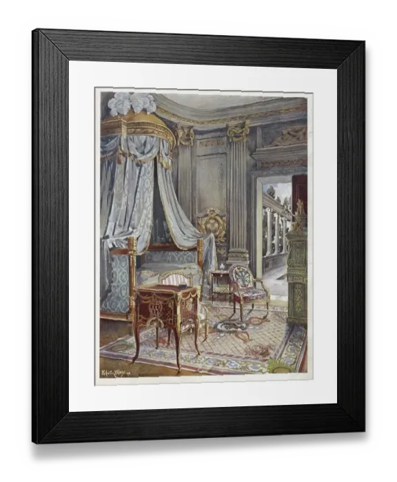 Framed Print : Furniture around the turn of the century 1900