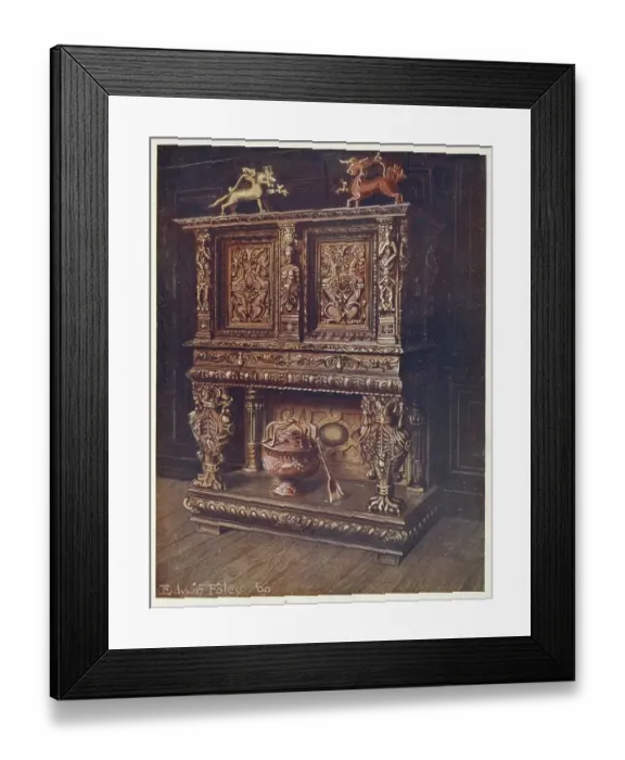 Framed Print : Furniture around the turn of the century 1900 Framed Print : Furniture around the turn of the century 1900