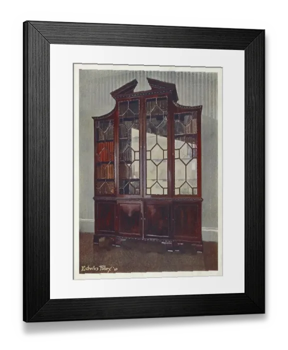 Framed Print : Furniture around the turn of the century 1900