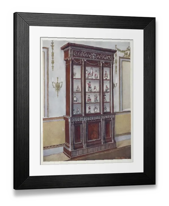Framed Print : Furniture around the turn of the century 1900 Framed Print : Furniture around the turn of the century 1900