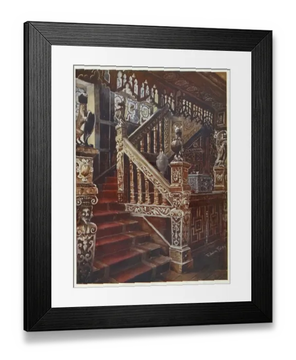Framed Print : Furniture around the turn of the century 1900