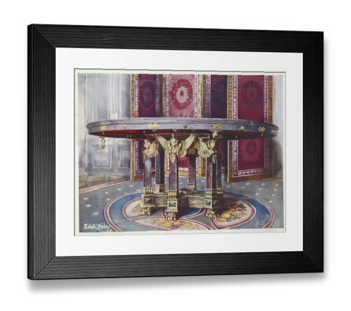 Framed Print : Furniture around the turn of the century 1900