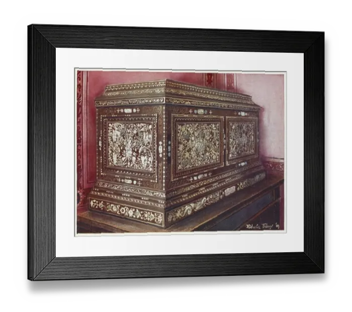 Framed Print : Furniture from around the turn of the century 1900 Framed Print : Furniture from around the turn of the century 1900