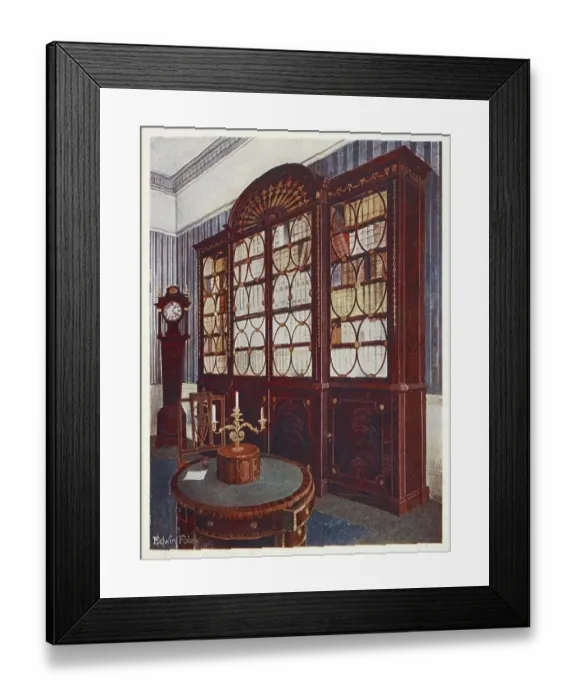 Framed Print : Furniture around the turn of the century 1900