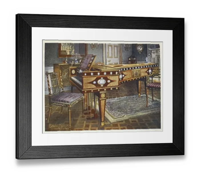 Framed Print : Furniture around the turn of the century 1900 Framed Print : Furniture around the turn of the century 1900