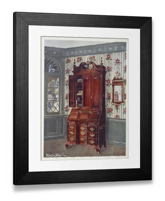 Framed Print : Furniture around the turn of the century 1900 Framed Print : Furniture around the turn of the century 1900