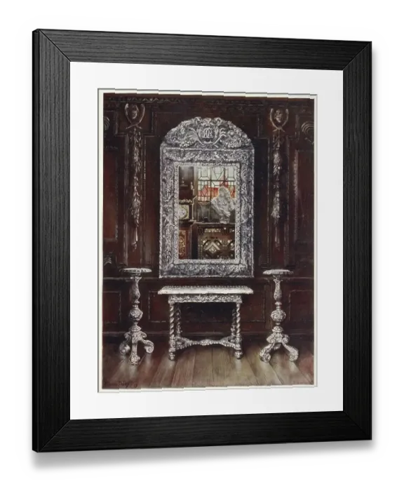 Framed Print : Furniture around the turn of the century 1900