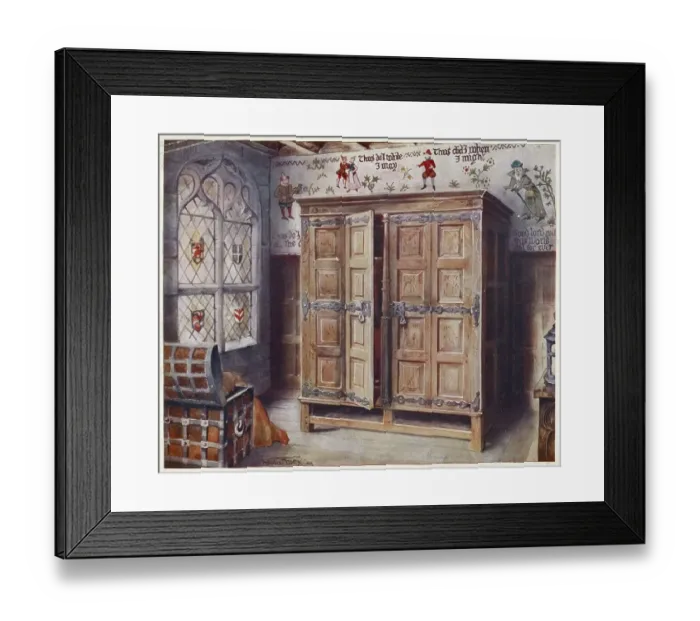 Framed Print : Furniture from around the turn of the century 1900
