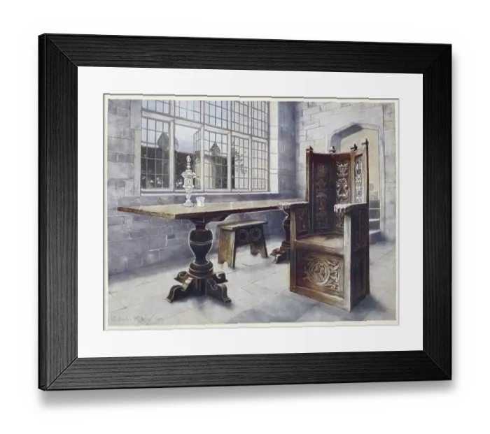 Framed Print : Furniture around the turn of the century 1900