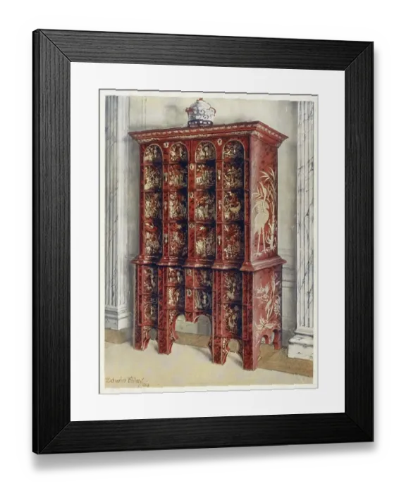 Framed Print : Furniture around the turn of the century 1900
