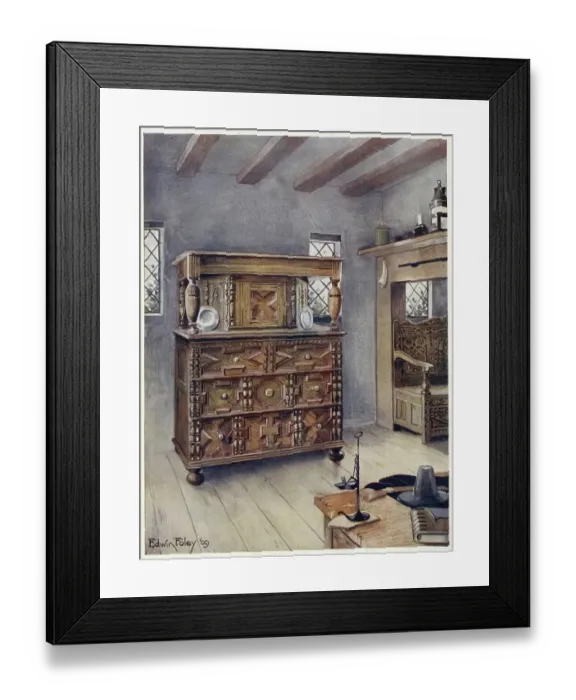 Framed Print : Furniture around the turn of the century 1900