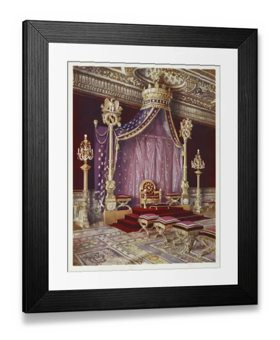 Framed Print : Furniture at the turn of the century 1900