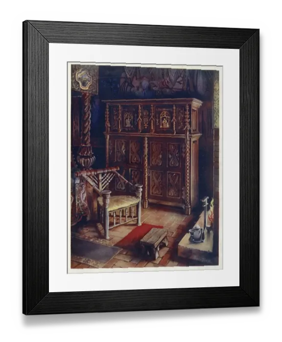 Framed Print : Furniture at the turn of the century 1900