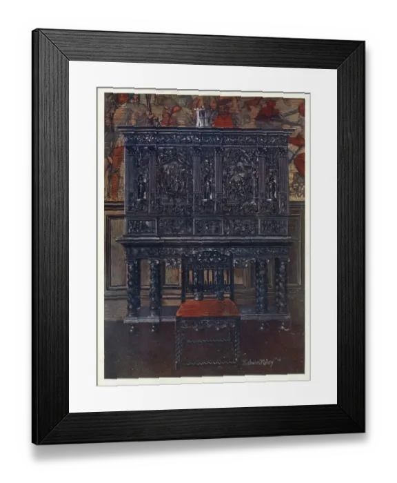 Framed Print : Furniture around the turn of the century 1900