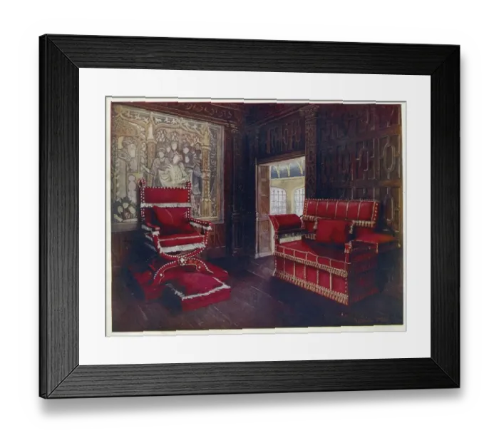 Framed Print : Furniture around the turn of the century 1900