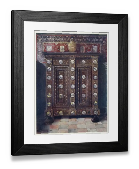 Framed Print : Furniture around the turn of the century 1900